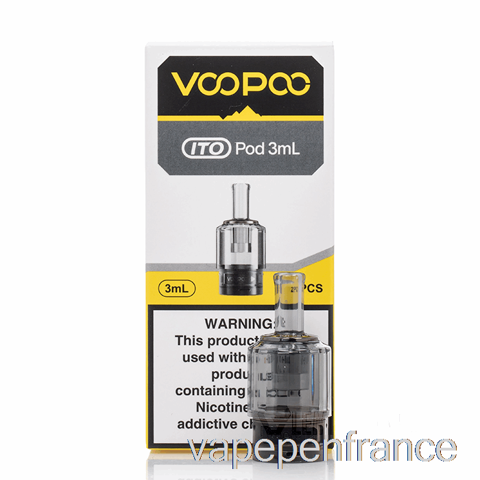 Voopoo Ito Dosettes De Remplacement 0,7ohm Ito Pods Stylo Vape